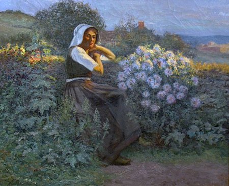 Woman in Garden