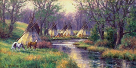 Shoshoni Spring Camp, Van Beek